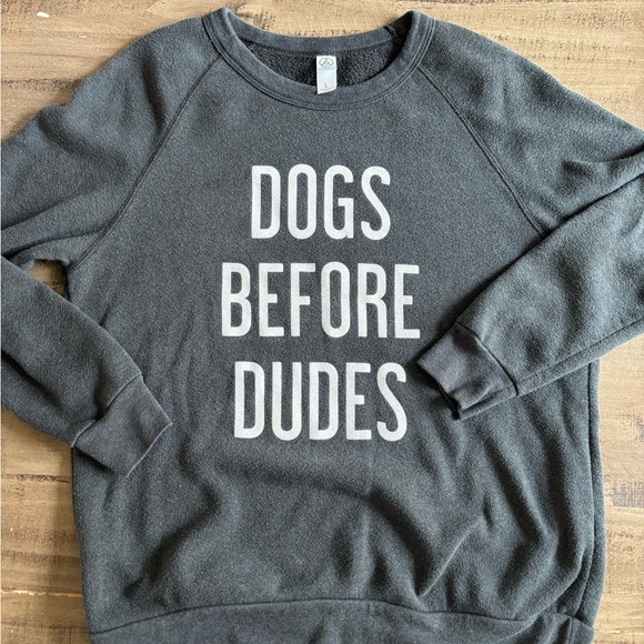 Alternative Apparel Gray Crew Neck Sweater - Picture 1 of 1